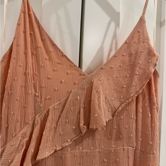 Peach Ruffle Dress - Picture 4 of 4